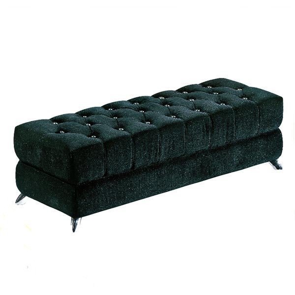 全新出清優雅黑鑲鑽沙發輔助椅 腳凳 矮凳 沙發椅凳 矮椅子 有兩色 2