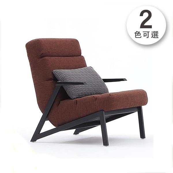 全新兩色休閒主人椅附小腰枕 房間椅 造型休閒椅 單人椅客廳椅 1