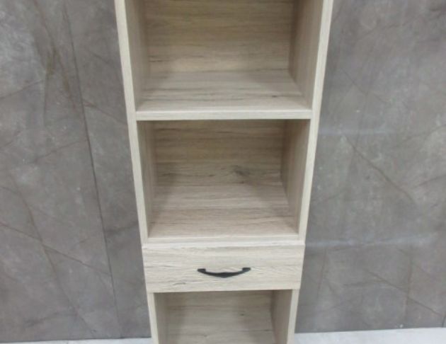 庫存新品出清 淺橡色40公分一抽書櫃 開放式置物櫃 收納櫃