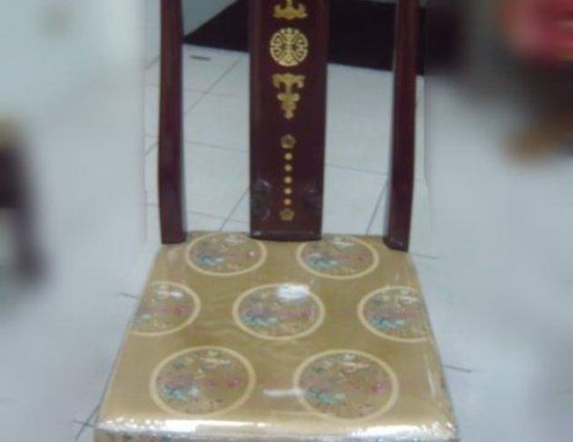 二手四君子紅花梨木貝殼鑲嵌餐桌椅 圓餐桌可加大 1桌12椅+餐櫃 2