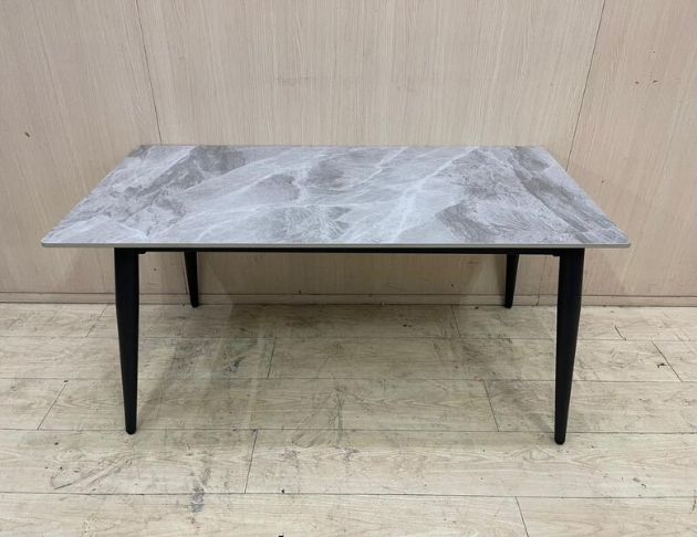 庫存新品出清 灰色120公分北歐風岩板沙發桌 客廳桌 桌子