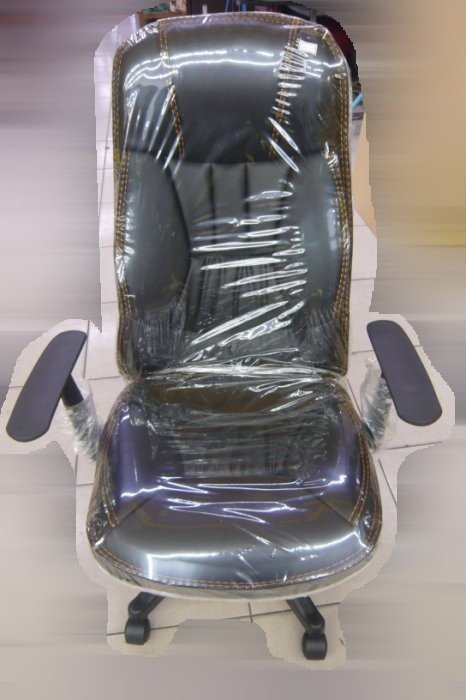 全新厚實馬鞍皮小主管椅 多段式可調傾斜度、高低辦公椅電腦椅 1