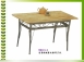 全新實木餐桌烤銀桌腳 4尺餐桌 實木家具 有同款實木餐椅