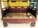 百年古董檜木紅眠床八腳床 清末日治初期古床 阿祖的嫁妝 早期古董家具老件 值得收藏