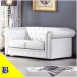 全新出清純白色雙人沙發 客廳沙發 接待休閒沙發 質感沙發