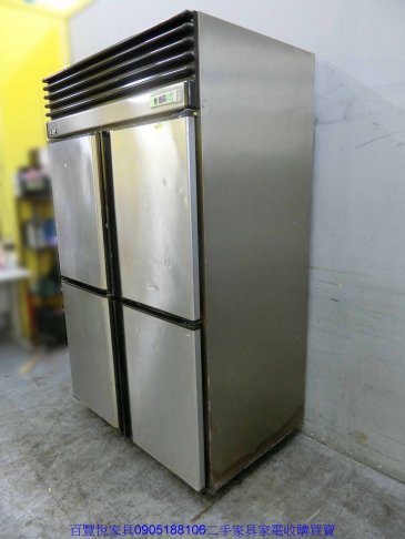 二手 營業用冰箱 220V四門風冷上冷凍下冷藏冰箱 生財設備 3