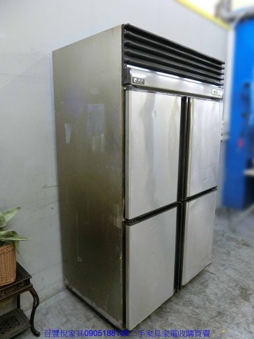 二手 營業用冰箱 220V四門風冷上冷凍下冷藏冰箱 生財設備 4