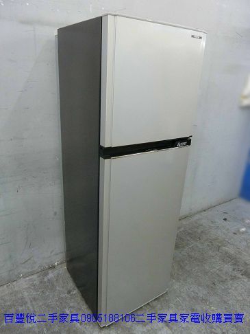 二手 冰箱 三菱273公升變頻一級省電雙門冰箱 中型冰箱 雙門冰箱 茶水間冰箱 辦公室冰箱 3