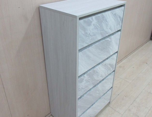 庫存新品出清 白橡木色60公分五抽收納櫃 五斗櫃 抽屜櫃 邊櫃 4