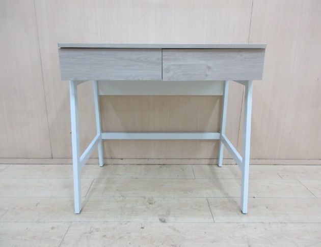 庫存新品出清 白橡木色80公分兩抽電腦桌 書桌 寫字桌 工作桌