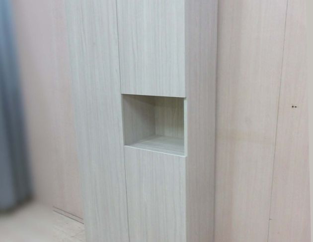 二手鞋櫥 白橡木色81公分三門鞋櫃 玄關收納櫃 落地置物櫃 4