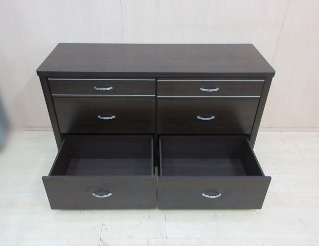 二手斗櫃 胡桃色152公分六抽收納櫃 六斗櫃 抽屜櫃 置物櫃 3