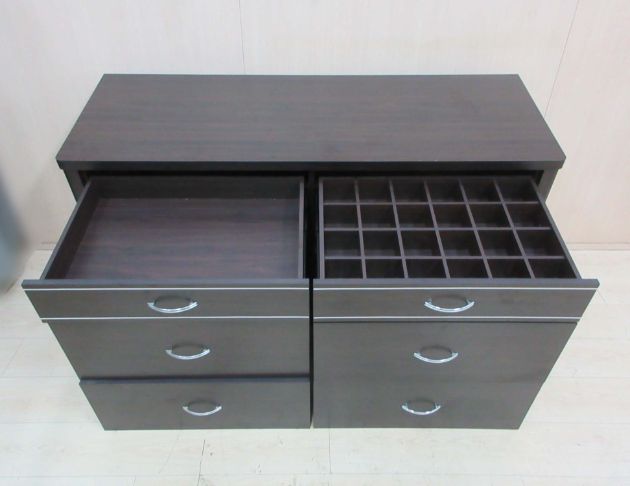 二手斗櫃 胡桃色152公分六抽收納櫃 六斗櫃 抽屜櫃 置物櫃 2