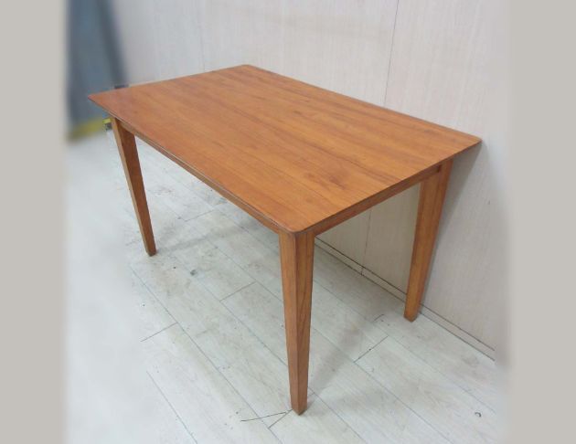 二手餐桌 柚木色120公分小戶型餐桌 用餐桌 廚房餐桌 木桌 3