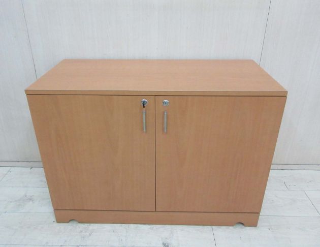 二手置物櫃 山毛櫸100公分兩門邊櫃 收納櫃 文件櫥櫃 鞋櫃