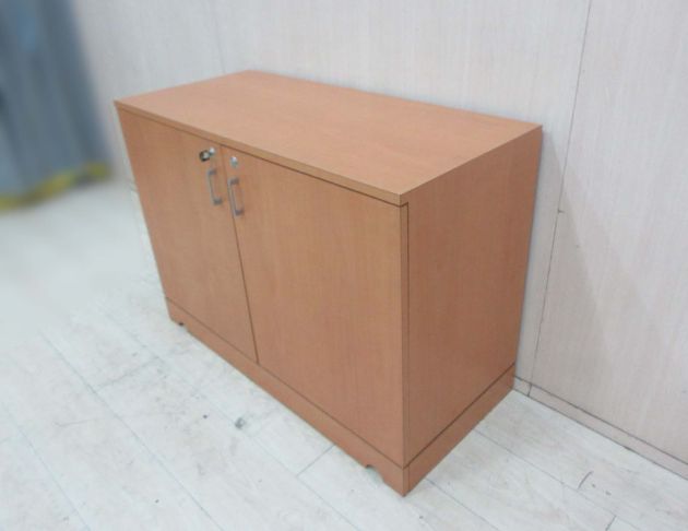 二手置物櫃 山毛櫸100公分兩門邊櫃 收納櫃 文件櫥櫃 鞋櫃 4