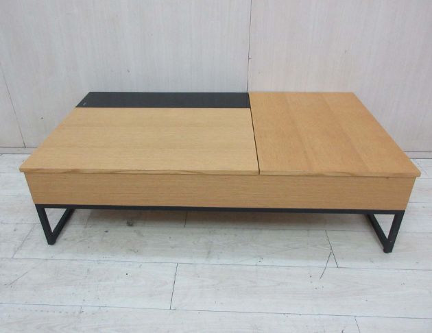 二手茶几 原木色132公分升降沙發桌 客廳桌 多功能矮桌 桌子