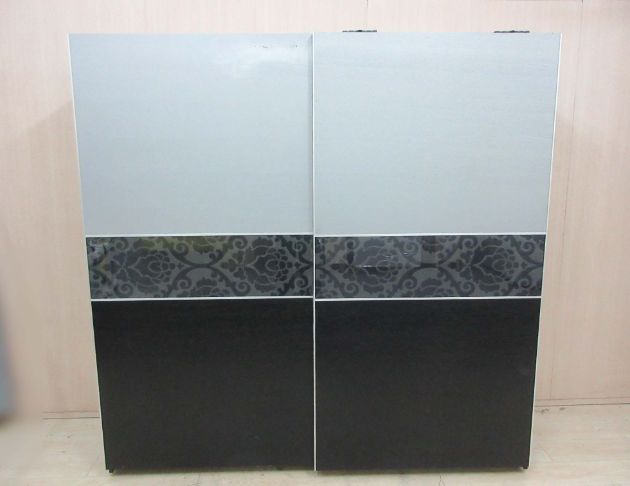 二手衣櫥 咖啡色210公分兩門三抽衣櫃 衣物收納 7尺滑門衣櫃