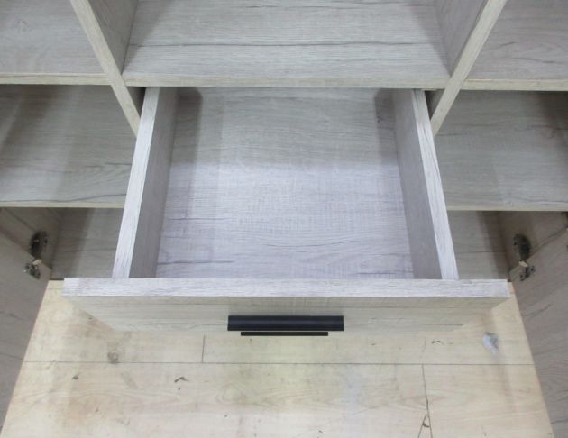 新品庫存出清 白橡木色120公分四門兩抽書櫃 置物櫃 收納櫃 3