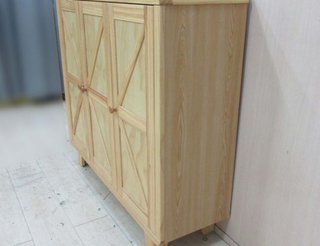 新品庫存出清 原木色120公分三門鞋櫃 玄關置物櫃 收納櫃 4