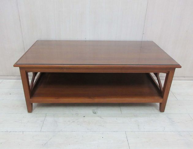 二手茶几 詩肯121公分柚木客廳桌 沙發桌 實木桌 桌子 矮桌 2