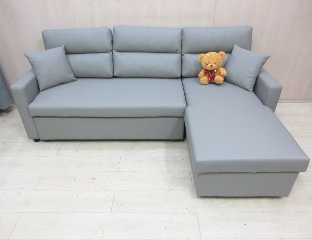 庫存新品出清 淺灰色222公分多功能沙發床 懶人沙發 休閒沙發