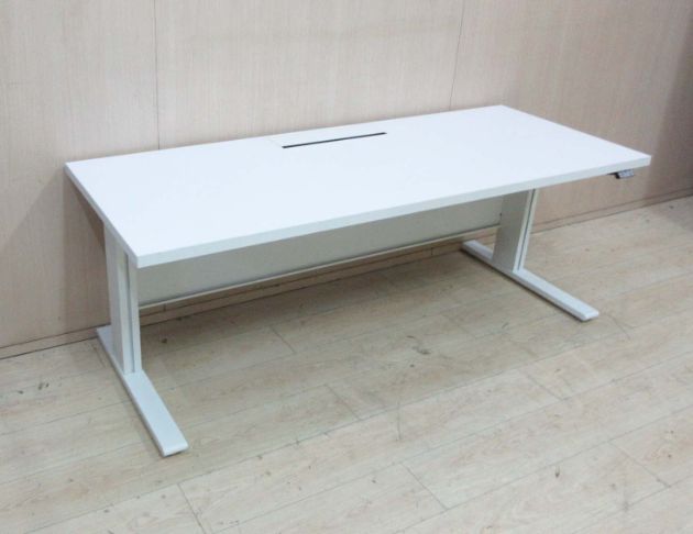 二手書桌 白色178公分升降桌 電腦桌 辦公桌 事務桌 工作桌  4