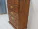 二手斗櫃 柚木色90公分鄉村風六抽置物櫃 六斗櫃 抽屜櫃 櫥櫃
