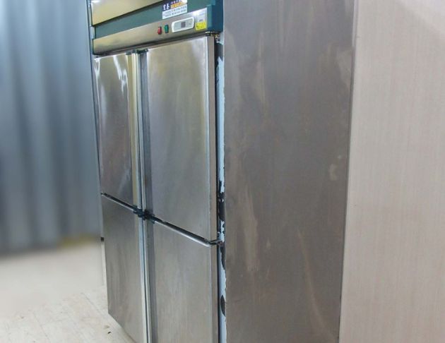 二手冰箱 銀色122公升四門營業用冰箱 上凍下藏 廚房冰箱 5