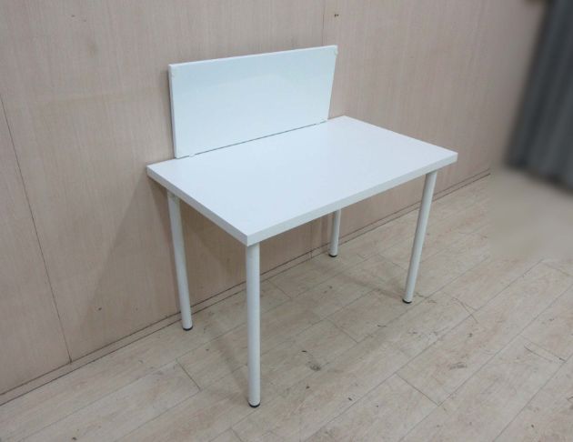 二手書桌 白色100公分簡約書桌 電腦桌 工作桌 桌子 寫字桌 2