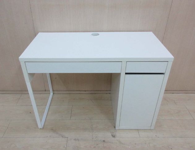 二手書桌 白色105公分一門兩抽電腦桌 工作桌 桌子 寫字桌