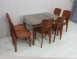 二手餐桌椅 樟木色146公分一桌六椅 實木餐桌 廚房餐桌 餐椅