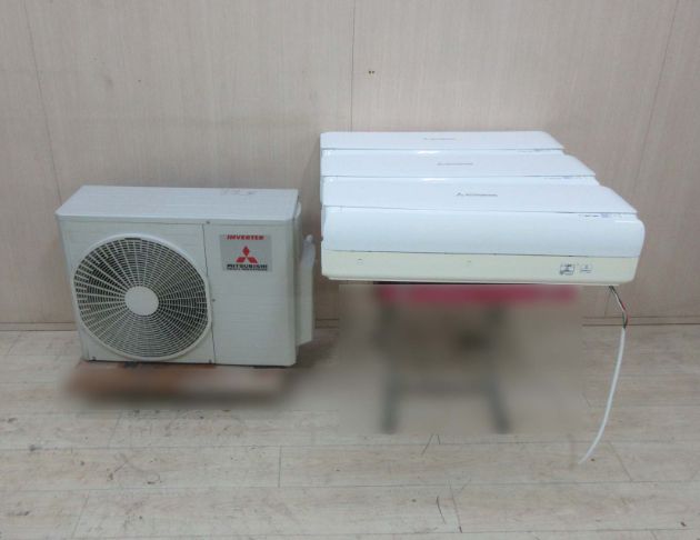 二手冷氣 三菱6.0KW一對三分離式冷氣 一級變頻冷暖空調