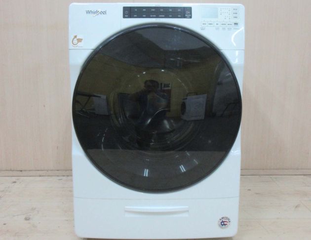 二手洗衣機 惠而浦17公斤滾筒洗衣機 全自動冷熱水蒸氣洗衣機
