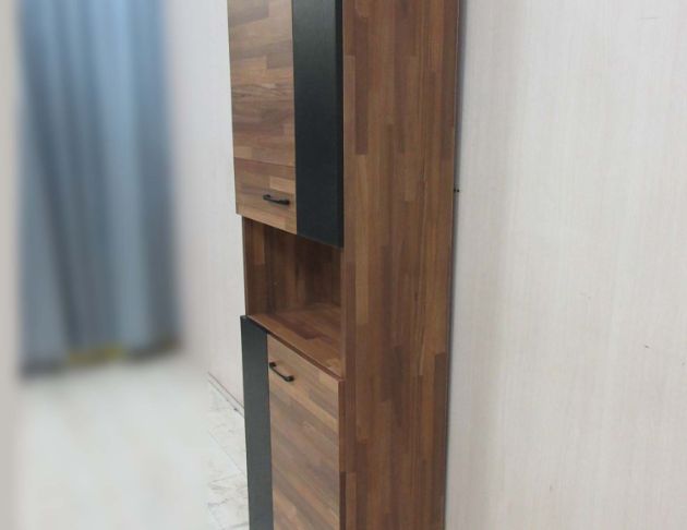 新品庫存出清 集層木紋60公分工業風書櫃 半開放式書櫥 收納櫃 5