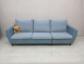 二手沙發 淺藍色252公分三人布沙發 休閒沙發 客廳沙發椅