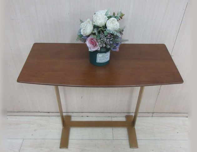 二手茶几 柚木色70公分清奢風小邊几 置物桌 沙發桌 矮桌 2