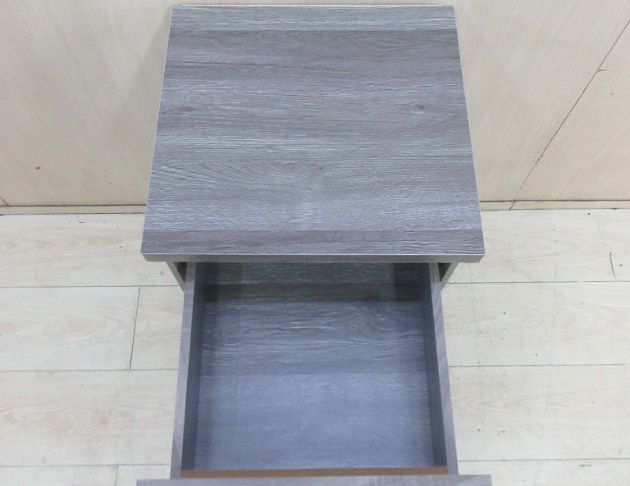 全新新品出清 灰橡色41公分三抽床邊櫃 床頭櫃 邊櫃 抽屜櫃 3