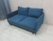 二手沙發床 藍色164公分雙人沙發床 多功能沙發 雙人布沙發