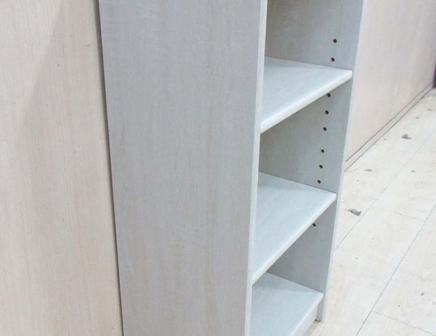 庫存新品出清 白橡木色43公分開放式置物櫃 收納櫃 三格櫃 3