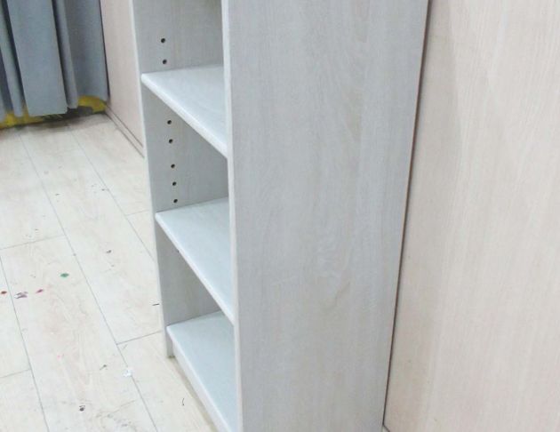 庫存新品出清 白橡木色43公分開放式置物櫃 收納櫃 三格櫃 4