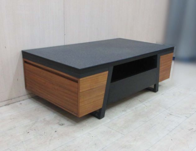 二手茶几 柚木色131公分一門兩抽沙發桌 客廳桌 矮桌 桌子 4