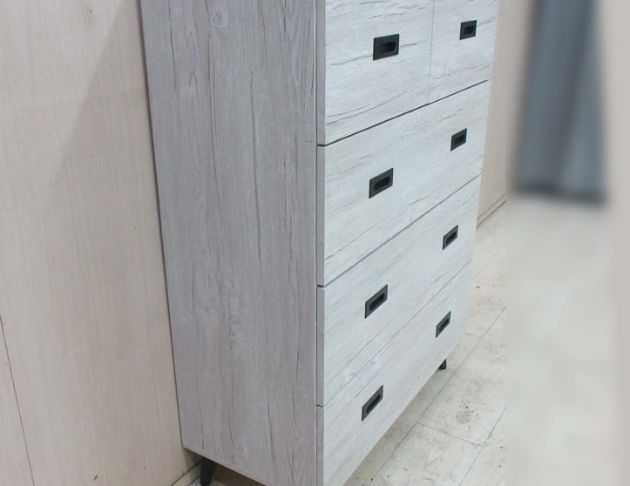 庫存新品出清 白橡木色90公分五抽置物櫃 五斗櫃 抽屜櫃 櫥櫃 4