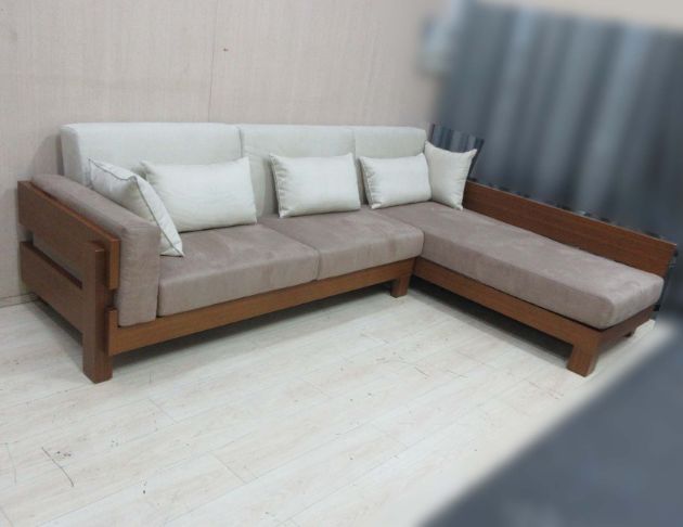 庫存新品出清 柚木色275公分日式L型沙發 客廳沙發 休閒沙發 2