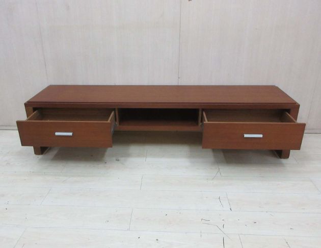 庫存新品出清 柚木色210公分兩抽電視櫃 影視櫃 客廳長櫃 2