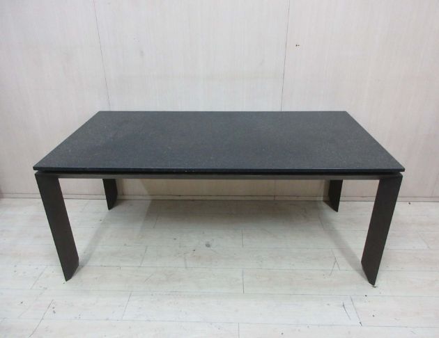 二手餐桌 黑色176公分會議桌 開會桌 洽談桌 桌子 廚房餐桌