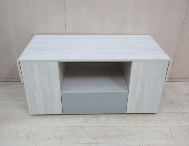 庫存新品出清 白梧桐灰124公分一抽摺疊茶几 客廳桌 沙發桌