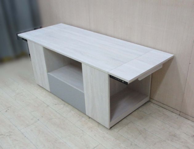 庫存新品出清 白梧桐灰124公分一抽摺疊茶几 客廳桌 沙發桌 3