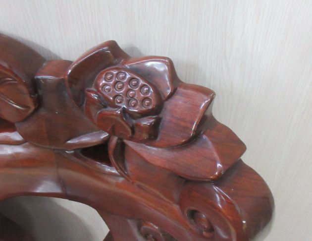 二手沙發 櫻桃木1+1+3+大茶几實木沙發椅組 客廳接待沙發椅 3