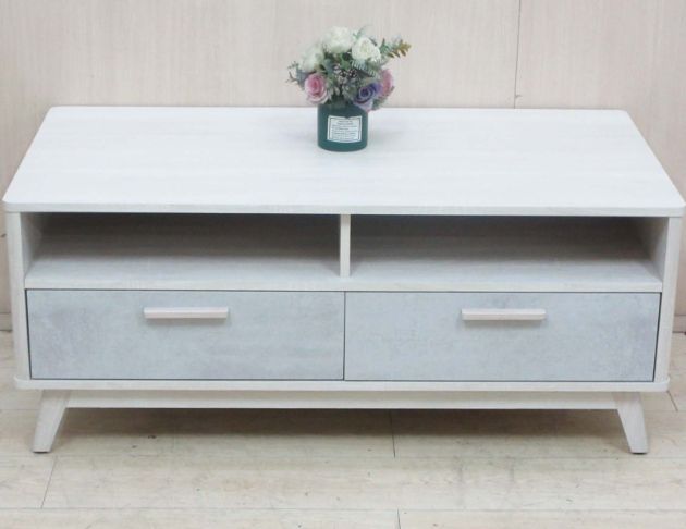 二手茶几 白梧桐色120公分兩抽沙發桌 客廳桌 桌子 茶几桌